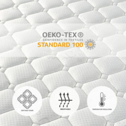 Catherine Lansfield Cloud Embrace Spring Foam Hybrid Mattress, Size King - thumbnail 3
