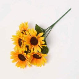 Homescapes Handmade Sunflower Artificial Bouquet - thumbnail 3