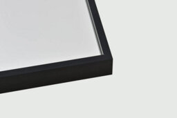 Nielsen Arlott Aluminium Rectangular Wall Mirror, Matt Black, 50 X 150Cm - thumbnail 2