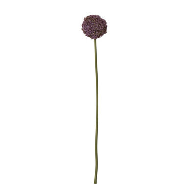 Hill Interiors Allium Stem Artificial Plant Purple (75Cm) - image 1