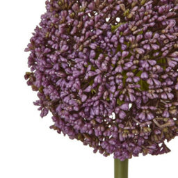 Hill Interiors Allium Stem Artificial Plant Purple (75Cm) - thumbnail 3