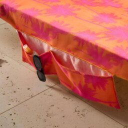 Ohs Palm Tree Beach Towel With Bag Quick Dry Absorbent Travel Spa - thumbnail 2