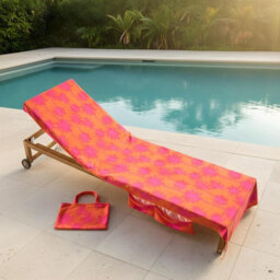 Ohs Palm Tree Beach Towel With Bag Quick Dry Absorbent Travel Spa - thumbnail 3