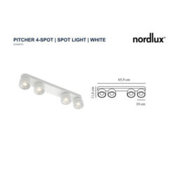 Nordlux Pitcher Metal Spot Light Gold Inner White,mains - thumbnail 6