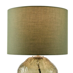 Furniturebox Uk Flynn Green Glass Table Lamp - thumbnail 6