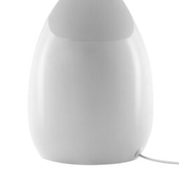 Beliani 30Cm Mushroom Table Lamp White Powder-Coated Metal Base Modern Dome Shade - thumbnail 6