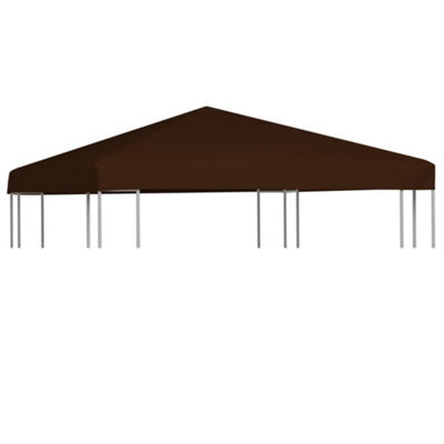 Walplus Gazebo Top Cover 310 G/ma 3X3 M Brown - image 1