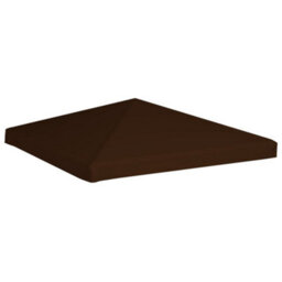 Walplus Gazebo Top Cover 310 G/ma 3X3 M Brown - thumbnail 2