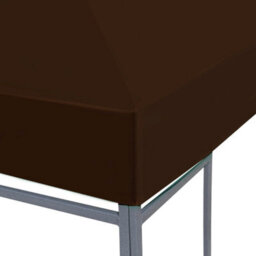 Walplus Gazebo Top Cover 310 G/ma 3X3 M Brown - thumbnail 3