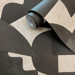 Holden Décor Holden Abstract Angles Bold Geometric Shapes Geo Cream Charcoal Wallpaper - thumbnail 3
