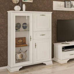 Heze Furniture Irys Sideboard With Cocktail Cabinet - Anderson Pine - thumbnail 1