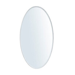 Thehotsale Bathroom Glass Oval Mirror Wall Mount 40Cm(W) X 60Cm(H) - thumbnail 5