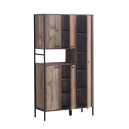 Timber Art Design Kitchen Dresser Dining Room Display Larder Cabinet Pantry Cupboard - thumbnail 3