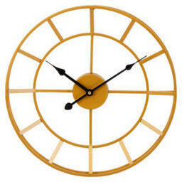 Kent Small Gold Finish Metal Wall Clock 40Cm