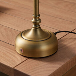 Pagazzi Lighting Pagazzi Fable Antique Brass Led Rechargeable Touch Table Lamp - thumbnail 5