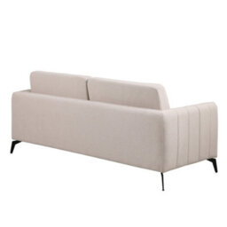 More4Homes Oslo Modern Scandi Style Fabric Living Room 3 Seater Sofa (Beige) - thumbnail 5