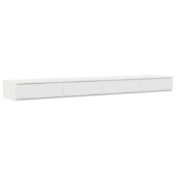 Berkfield Bed Drawers White 200X36,5X16,5 Cm Engineered Wood - thumbnail 2