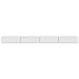 Berkfield Bed Drawers White 200X36,5X16,5 Cm Engineered Wood - thumbnail 6
