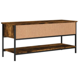 Berkfield Industrial Tv Cabinet Smoked Oak 100X35X45 Cm Engineered Wood - thumbnail 6