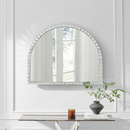 Furniturebox Uk Disco Large Glam Overmantel Arch Wall Mirror - thumbnail 2