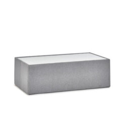Julian Bowen Rohe Grey Rectangular Fabric Upholstered Coffee Table, Glass Top, Height: 36 X Width: 110 X Depth: 60Cm - thumbnail 2