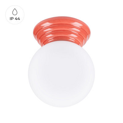 Luminosa Lighting Luminosa Zori Bathroom Ceiling Light Peach 1X G9Ip44 - image 1