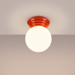 Luminosa Lighting Luminosa Zori Bathroom Ceiling Light Peach 1X G9Ip44 - thumbnail 4