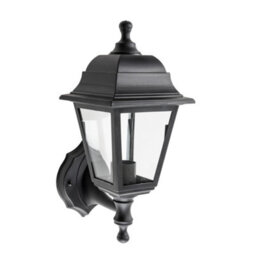 CGC Lighting Cgc Black Outdoor Wall Light Lantern Vintage Ip44 E27 Traditional Porch Security Polycarbonate Weatherproof - thumbnail 7