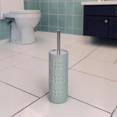Showerdrape Maison Soft Green Shimmer Toilet Brush - image 1