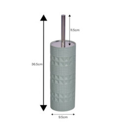 Showerdrape Maison Soft Green Shimmer Toilet Brush - thumbnail 2