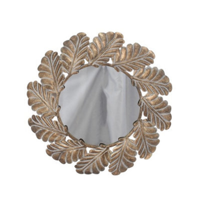 Minster Round Framed Mirror - Metal - L4 X W68 X H68 Cm - image 1