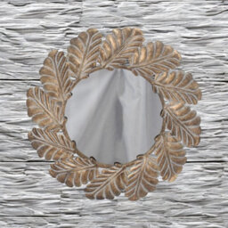 Minster Round Framed Mirror - Metal - L4 X W68 X H68 Cm - thumbnail 2