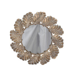 Minster Round Framed Mirror - Metal - L4 X W68 X H68 Cm - thumbnail 1