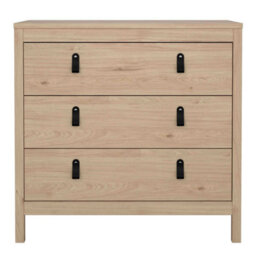 Wyld Haus Wildberry 3-Drawer Chest In Natural Oak - thumbnail 3