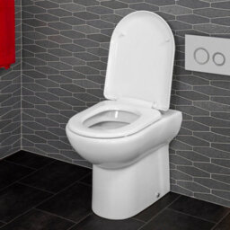 Affine 1100mm Bathroom Vanity Unit Basin Sink Toilet Combined Furniture Left Hand Grey - thumbnail 3