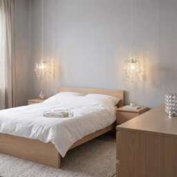 Happy Homewares Chic Waterfall Pendant Light Shade With Clear Acrylic Balls And Beads - thumbnail 6