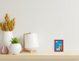 A6 Red Picture Frame Fits A6 (10.5 X 14.8Cm - 4.1 X 5.8In) Poster, Photo, Artwork, Or Print. - thumbnail 4