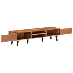 Berkfield Tv Cabinet 145X35X35 Cm Solid Acacia Wood - thumbnail 4