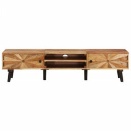 Berkfield Tv Cabinet 145X35X35 Cm Solid Acacia Wood - thumbnail 2