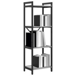 Berkfield Bookcase Grey Sonoma 40 X 30 X 118 Cm Engineered Wood - thumbnail 3