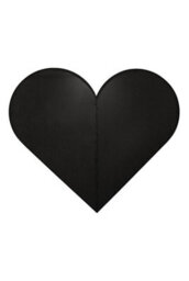 Mirroroutlet The Corde Black Metal Framed Heart Shaped Mirror 80Cm X 80Cm - thumbnail 8