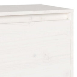 Berkfield Tv Cabinet White 140X35X40 Cm Solid Wood Pine - thumbnail 8