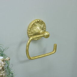 Melody Maison Luxe Gold Toilet Roll Holder 17Cm X 16Cm - thumbnail 3