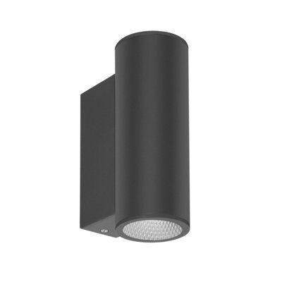 Luminosa Lighting Luminosa Lenta 10W Outdoor Wall Down Lamp Black 4000K Neutral White Ip54