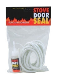 6mm Stove Door Seal Rope Replacement Kit And Adhesive Log Wood Burner