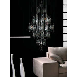 Luminosa Lighting Luminosa Solana Pendant 18 Light G4 Polished Chrome/crystal, Not Led/cfl Compatible - thumbnail 3