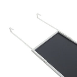 Thehotsale White Metal Frame Over The Door Full Length Mirror - thumbnail 4