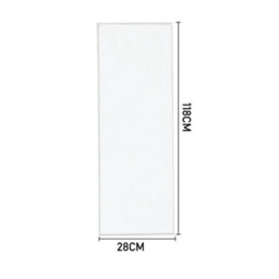 Thehotsale White Metal Frame Over The Door Full Length Mirror - thumbnail 6