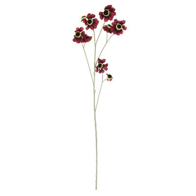 Burgundy Helenium Flower Artificial Flowers
