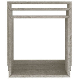 Berkfield Wall Cube Shelves 3 Pcs Concrete Grey - thumbnail 5
